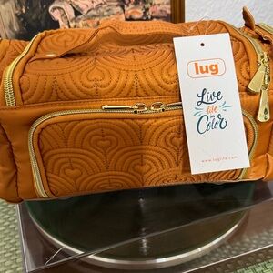 Lug Women's Vibrant caramel Quilted Travel Bag